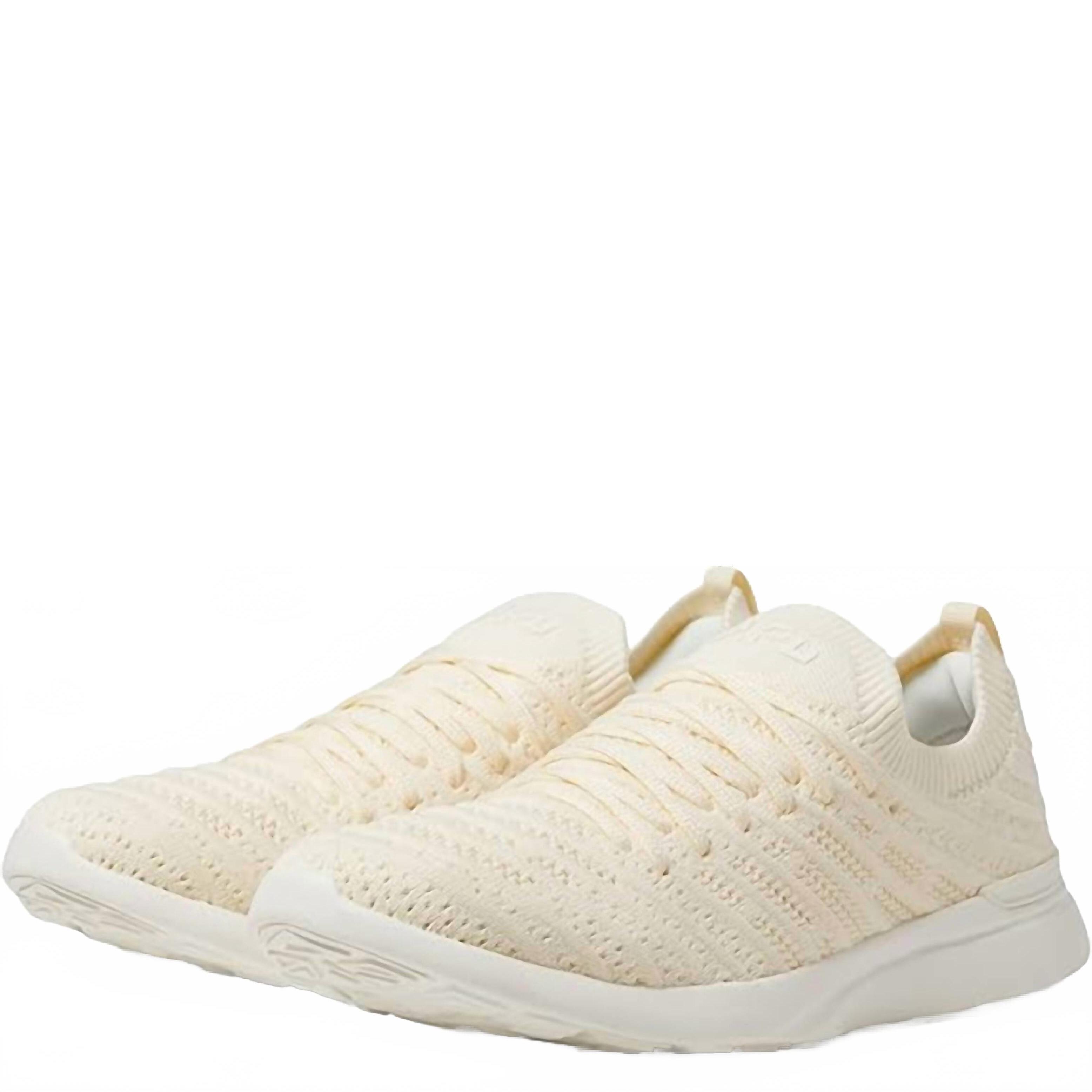 New Apl Women's Techloom Wave Sneaker In Ivory Vanilla Melange